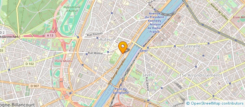 localisation de l'entreprise PADBAR  PARIS