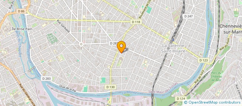 localisation de l'entreprise PADDA à SAINT-MAUR-DES-FOSSES