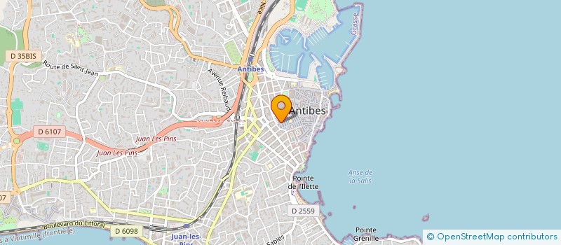 localisation de l'entreprise PADDLE KAYAK COTE D'AZUR  ANTIBES