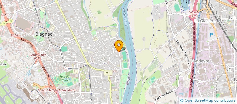 localisation de l'entreprise PADDLE PLUS à BLAGNAC