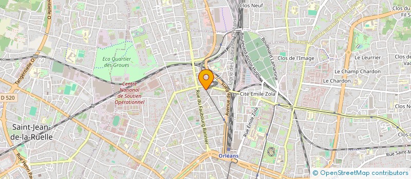 localisation de l'entreprise PADDLE4CLIMATE à ORLEANS