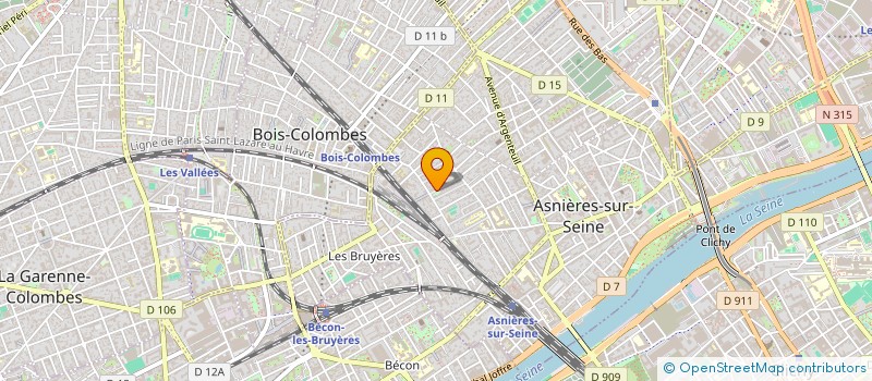 localisation de l'entreprise PADDOCK à ASNIERES-SUR-SEINE