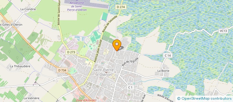 localisation de l'entreprise PADDOCK AND CO  SAINT-PIERRE-D OLERON