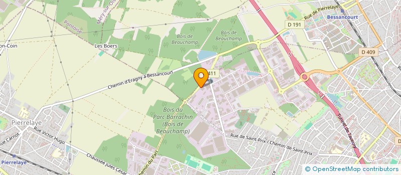 localisation de l'entreprise PADDOCK AUTOMOBILE  PONTOISE