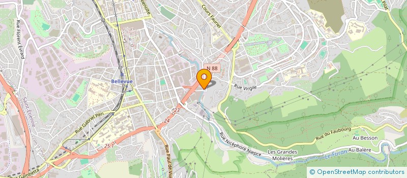 localisation de l'entreprise PADDOCK CAFE  SAINT-ETIENNE