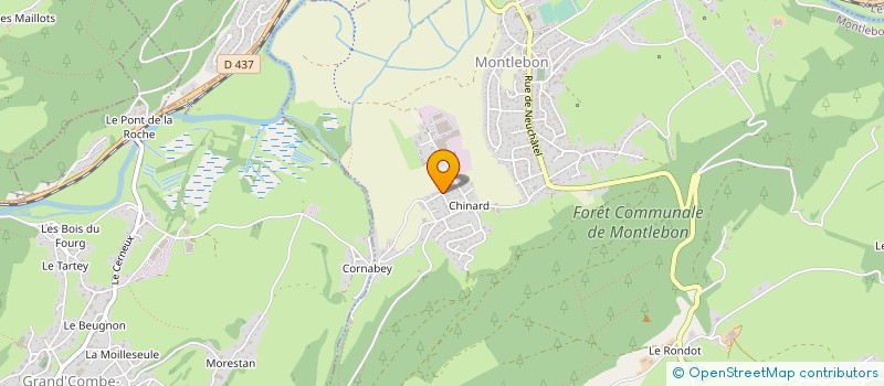 localisation de l'entreprise PADDY  MONTLEBON