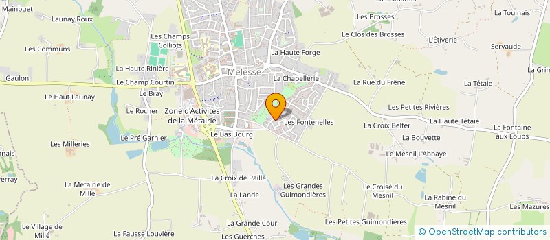 localisation de l'entreprise PADDY  MELESSE