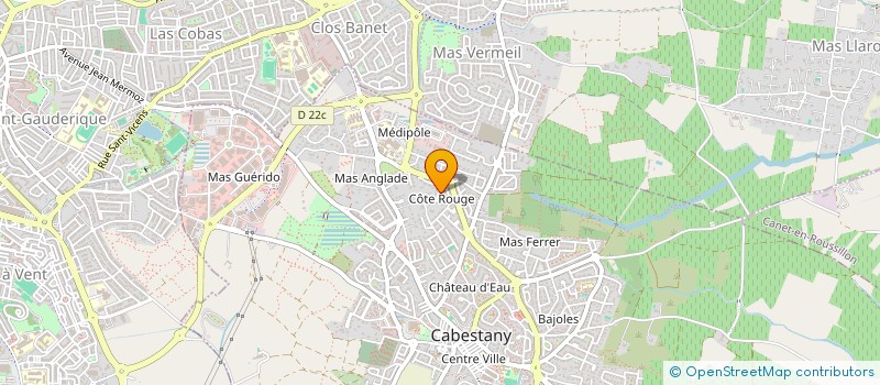 localisation de l'entreprise PADDY  CABESTANY