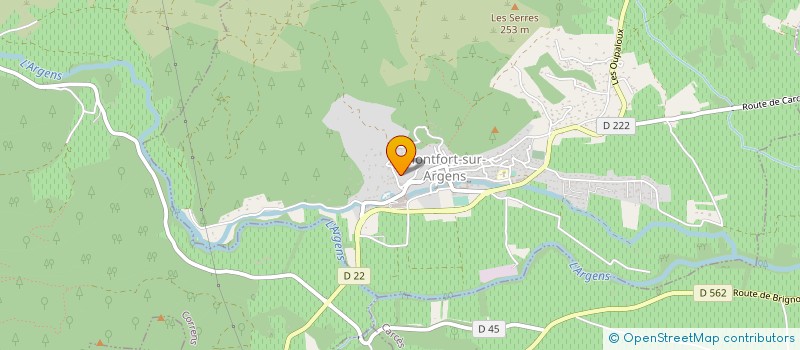 localisation de l'entreprise PADDY  MONTFORT-SUR-ARGENS