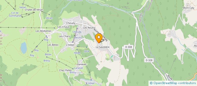 localisation de l'entreprise PADDY  TANINGES