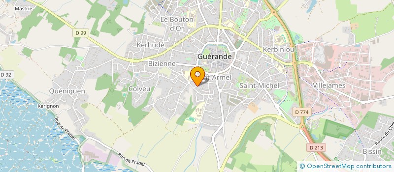 localisation de l'entreprise PADDYHOME  GUERANDE