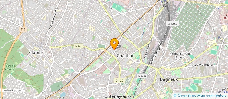 localisation de l'entreprise PADEA CONSEIL  CHATILLON