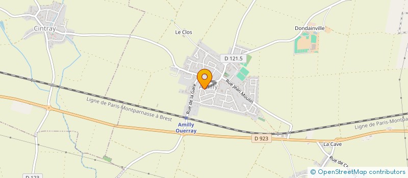 localisation de l'entreprise PADECERO à AMILLY