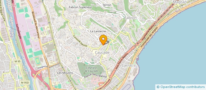 localisation de l'entreprise PADEL 06 EXPERIENCE  NICE