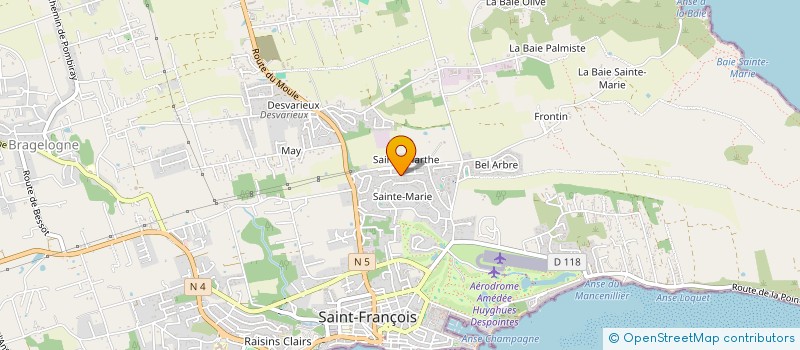 localisation de l'entreprise PADEL 971  SAINT-FRANCOIS