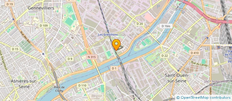 localisation de l'entreprise PADEL AFICIONADOS DOS  ASNIERES-SUR-SEINE