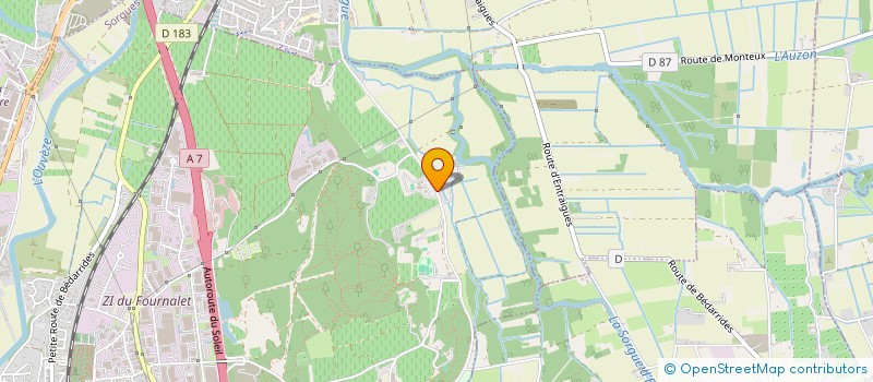 localisation de l'entreprise PADEL ALL STARS  SORGUES