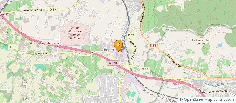 localisation de l'entreprise PADEL ARENA 83  LA CRAU