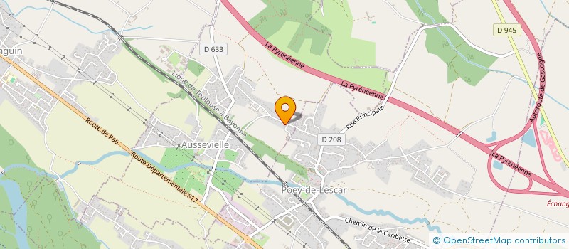 localisation de l'entreprise PADEL BORDES  AUSSEVIELLE