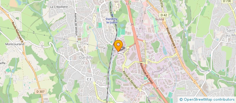 localisation de l'entreprise PADEL CENTRAL à DARDILLY