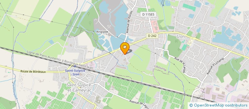 localisation de l'entreprise PADEL CLUB IZON  IZON