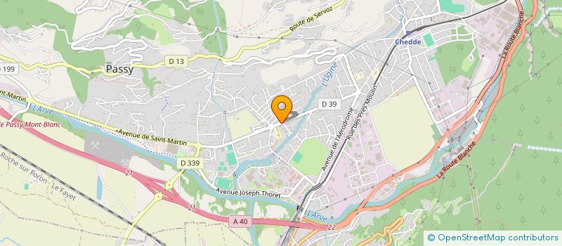 localisation de l'entreprise PADEL IMMO  PASSY