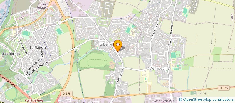 localisation de l'entreprise PADEL IMPACT  GIBERVILLE