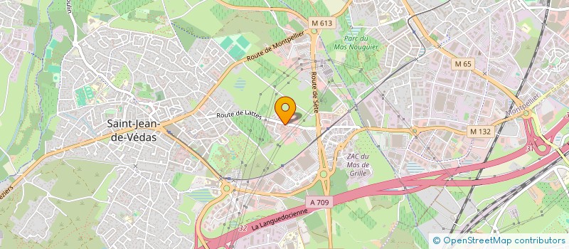 localisation de l'entreprise PADEL INFINITY à SAINT-JEAN-DE-VEDAS