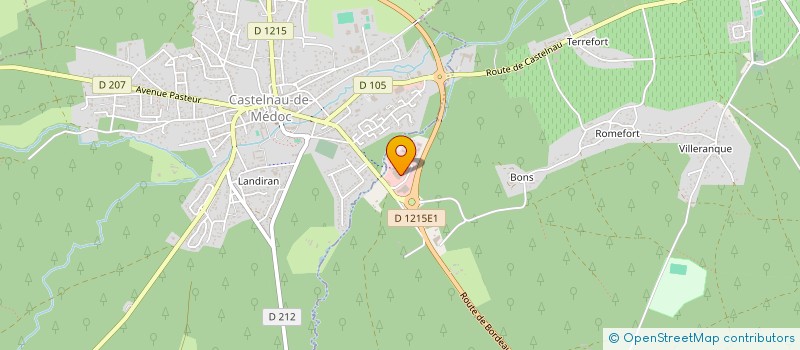 localisation de l'entreprise PADEL INVEST  AVENSAN