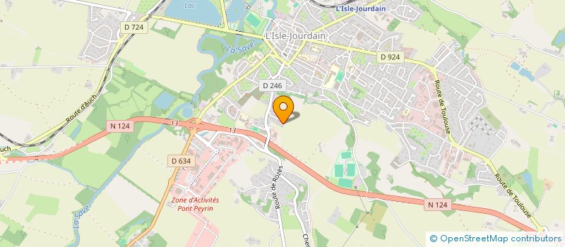 localisation de l'entreprise PADEL LICABE  L'ISLE-JOURDAIN