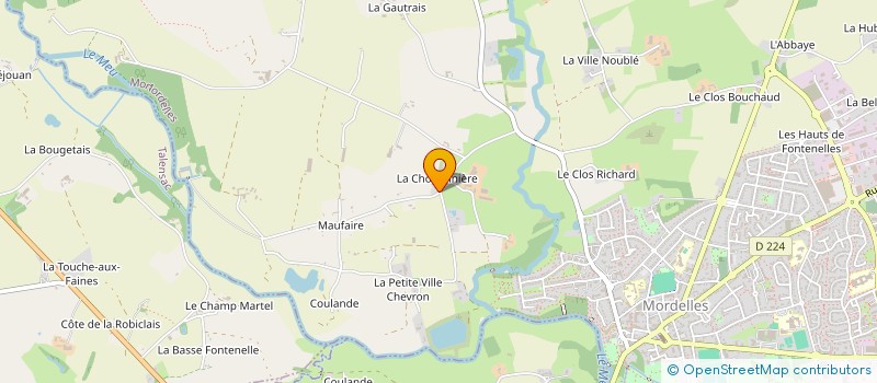 localisation de l'entreprise PADEL ONLY  MORDELLES