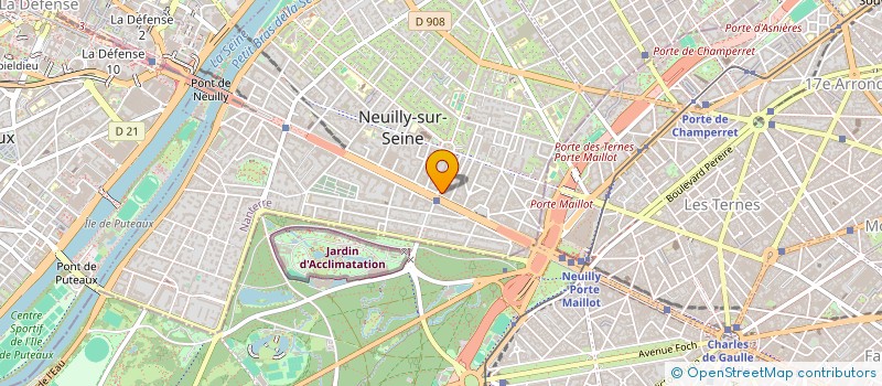 localisation de l'entreprise PADEL & PARTNERS à NEUILLY-SUR-SEINE