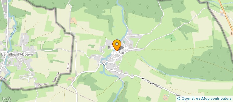 localisation de l'entreprise PADEL SAMBRE  BOUSIGNIES-SUR-ROC