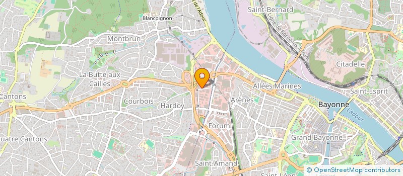 localisation de l'entreprise PADEL SHOP PAYS-BASQUE  ANGLET