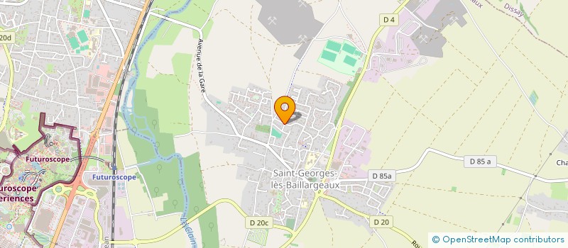 localisation de l'entreprise PADEL SPORT EVENTS  SAINT-GEORGES-LES-BAILLARGEAUX