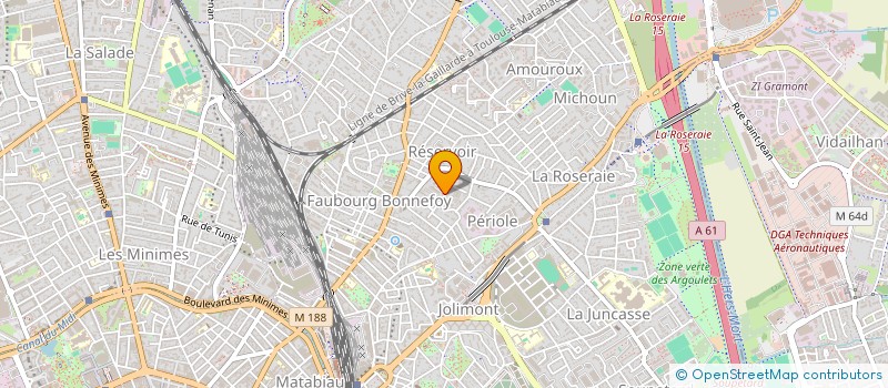 localisation de l'entreprise PADEL TENNIS ACADEMY à TOULOUSE