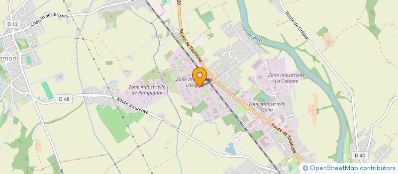 localisation de l'entreprise PADEL TIME  AUTERIVE