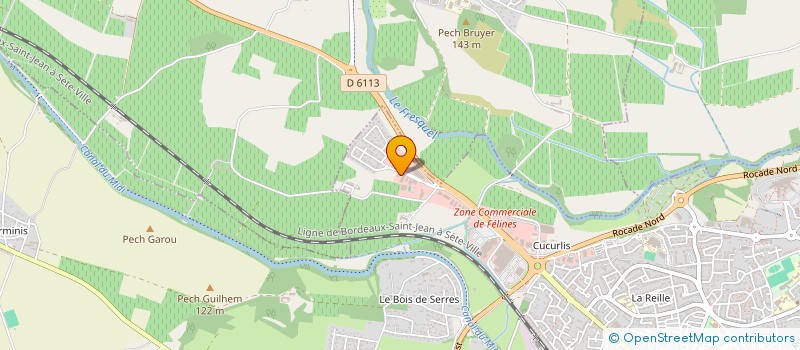 localisation de l'entreprise PADEL TOLOSA CARCASSONNE ACADEMY  CARCASSONNE