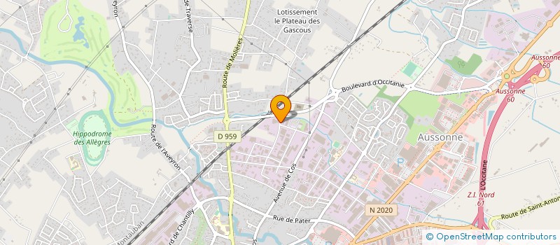 localisation de l'entreprise PADEL TOLOSA MONTAUBAN  MONTAUBAN