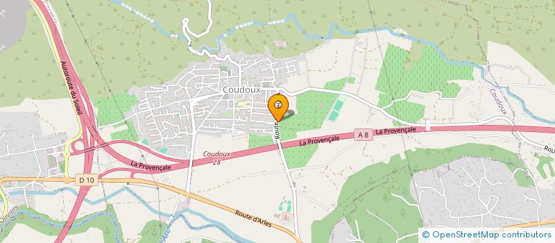 localisation de l'entreprise PADEL TWINS  COUDOUX