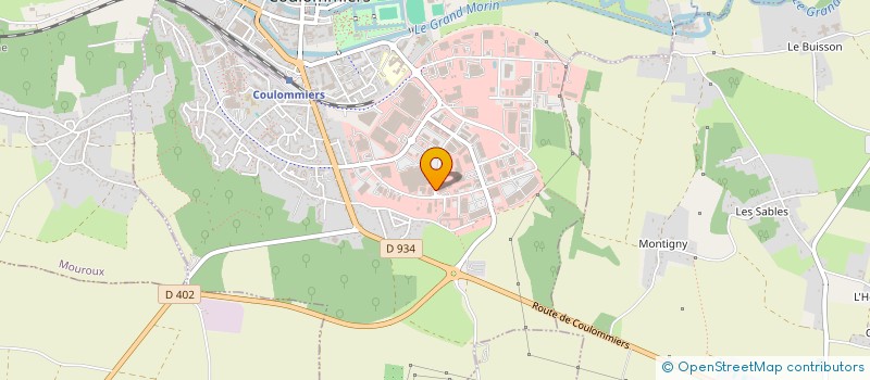 localisation de l'entreprise PADEL UP  COULOMMIERS