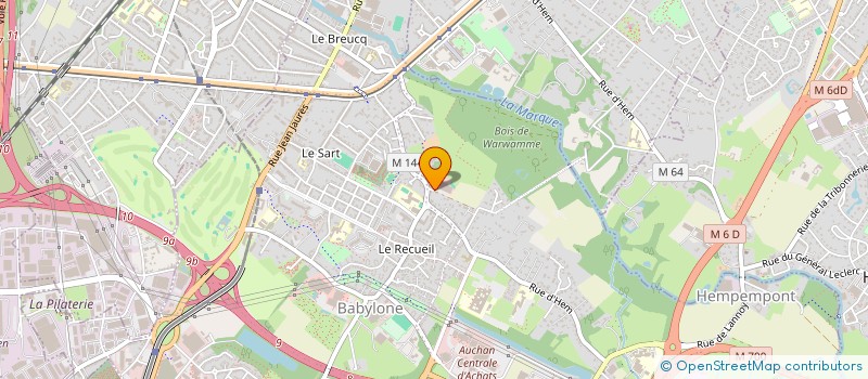 localisation de l'entreprise PADEL VILLENEUVE D'ASCQ  VILLENEUVE-D'ASCQ