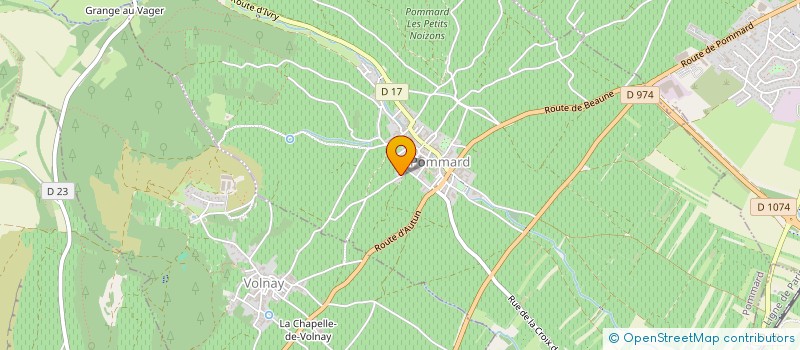 localisation de l'entreprise PADELEA  POMMARD