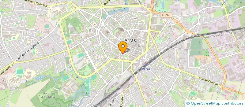 localisation de l'entreprise PADEMA à ARRAS