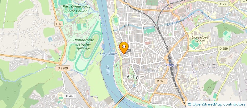 localisation de l'entreprise PADENGO 5 à VICHY