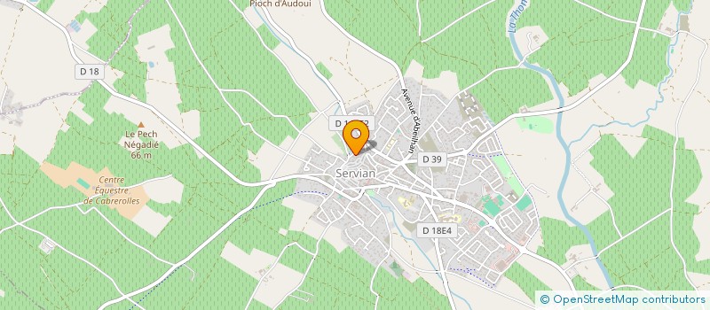 localisation de l'entreprise PADERC à SERVIAN