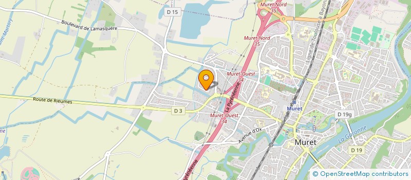 localisation de l'entreprise PADERE  MURET