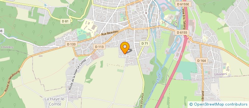 localisation de l'entreprise PADES à LOUVIERS