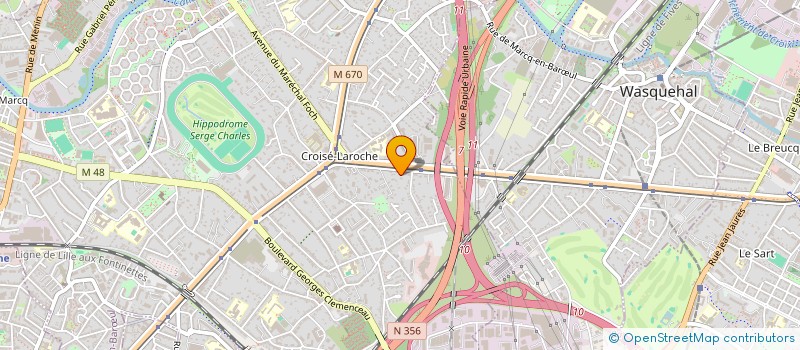 localisation de l'entreprise PADHOP à MARCQ-EN-BARŒUL