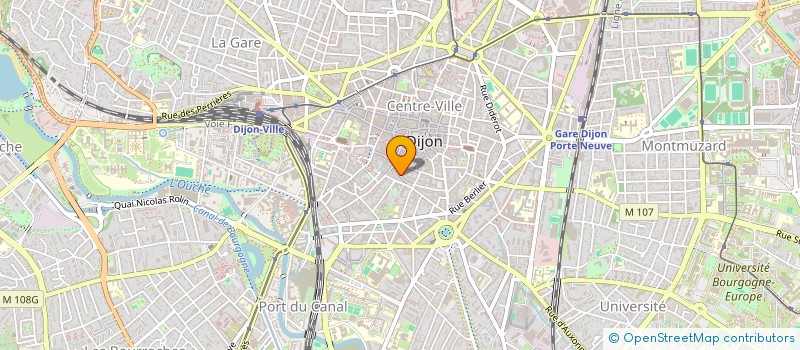 localisation de l'entreprise PADI  DIJON